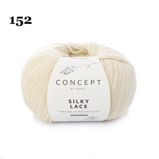 SILKY LACE, merino vilna ar zīdu, vienkrāsaina