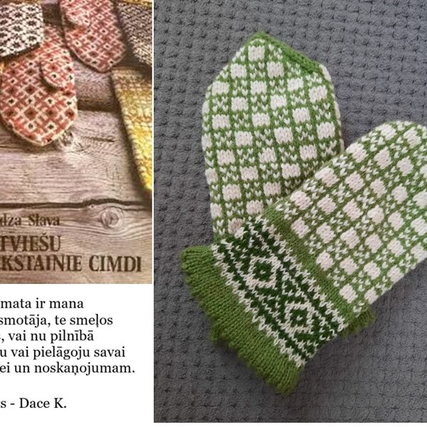 16. Daces K. cimdi ar rakstu no M.Slavas grāmatas