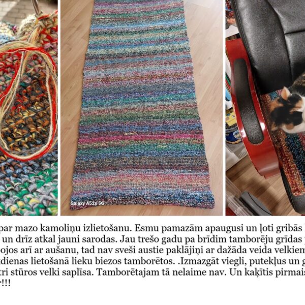 3. Guntas tamborētie paklāji