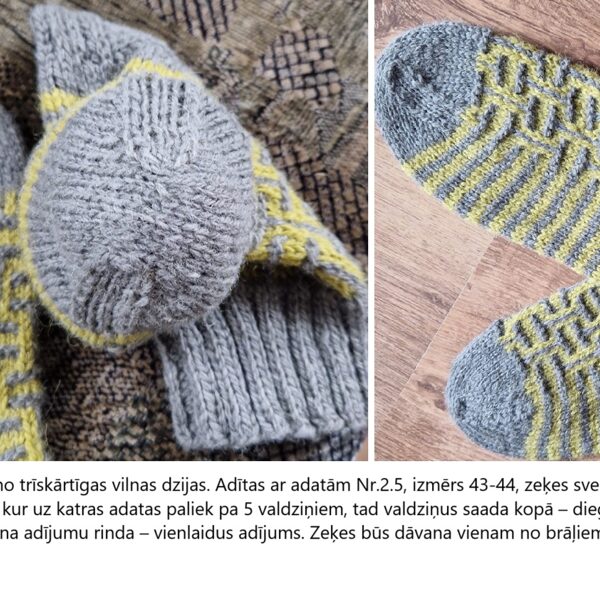 20. Ilonas zeķes ar citādu noraukumu