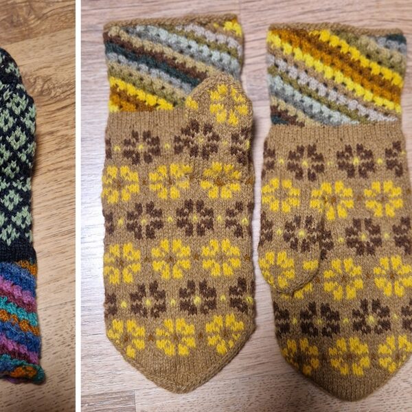 32. Ilonas I. cimdi ar interesantu valnīti