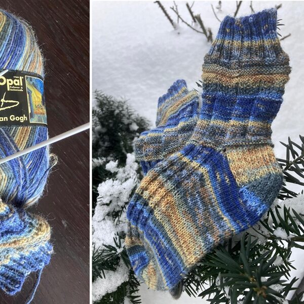 4. Lidijas zeķes no skaistas zeķu dzijas