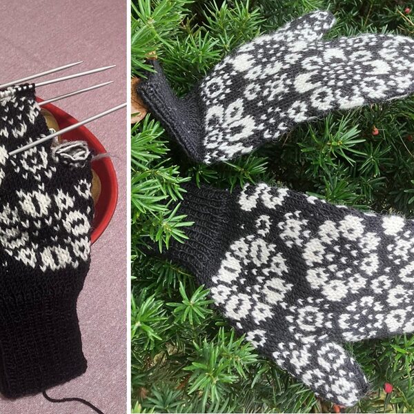 2. Nellijas rakstainie cimdi