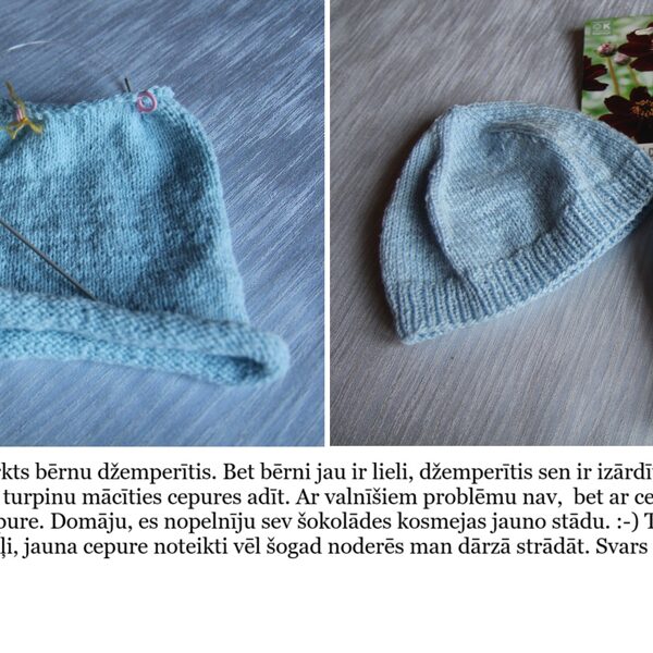 5. Tatjanas cepures no ārdītas dzijas