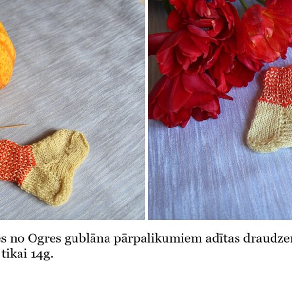 10. Tatjanas zeķes no gubulāna dzijas