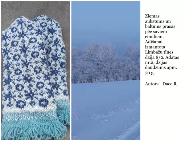 26. Daces R. cimdi ziemas baltumam
