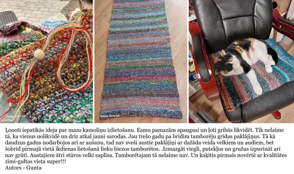 3. Guntas tamborētie paklāji
