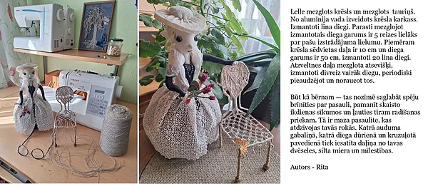 5. Ritas lelle un mezglotais krēsls