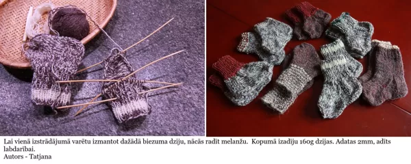 8. Tatjanas zeķes labdarībai